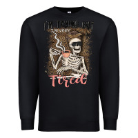 Black im trying but tired Premium Sweatshirt - MaliasSmallBusiness