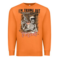 Carrot im trying but tired Premium Sweatshirt - MaliasSmallBusiness