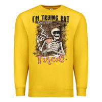 Lemon im trying but tired Premium Sweatshirt - MaliasSmallBusiness