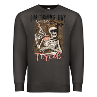 Smoke im trying but tired Premium Sweatshirt - MaliasSmallBusiness