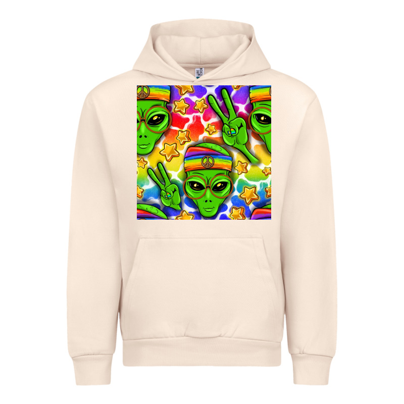 Pride Lgbtq+ Aliens And Stars With Rainbow Urban Hoodie by NancyCooperArtShop | Teevron