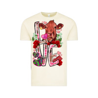 Vintage Arctic love cow valentine Vintage Tee - RacoonDesign