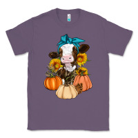 Lavender Cow Fall Pumpkin Classic Tee - Artiststas