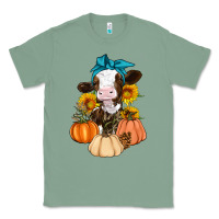 Sage Cow Fall Pumpkin Classic Tee - Artiststas