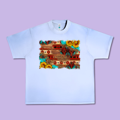 Aztec And Leopard Background Urban Heavy Tee Designed By Hra Design Shop