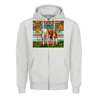 Dove Grey Just A Girl Who Loves Pig Zipper Hoodie - LillyAllenDesigns