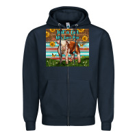 Navy Just A Girl Who Loves Pig Zipper Hoodie - LillyAllenDesigns