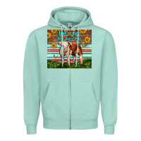 Seafoam Just A Girl Who Loves Pig Zipper Hoodie - LillyAllenDesigns