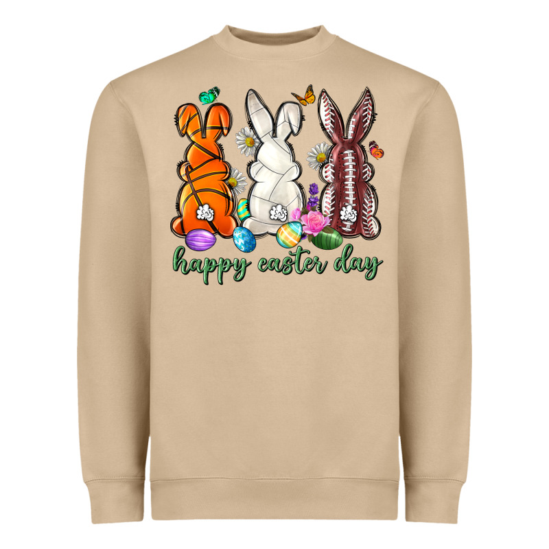 Happy Easter Day With Sports Heavyweight Sweatshirt by Neo Western | Teevron