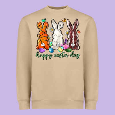 Happy Easter Day With Sports Heavyweight Sweatshirt Designed By Neo Western
