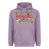 Lavender santa's favorite daycare provider Heavyweight Hoodie - MaliasSmallBusiness