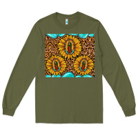 Army Green our lady of guadalupe Long Sleeve Tee - JahusDesignShop