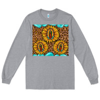 Heather Grey our lady of guadalupe Long Sleeve Tee - JahusDesignShop