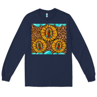Navy our lady of guadalupe Long Sleeve Tee - JahusDesignShop