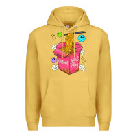 Antique Gold instant good vibes Premium Hoodie - Artiststas