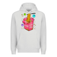 Dove Grey instant good vibes Premium Hoodie - Artiststas