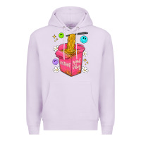Lilac instant good vibes Premium Hoodie - Artiststas