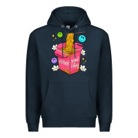 Navy instant good vibes Premium Hoodie - Artiststas