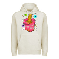 Oatmeal Heather instant good vibes Premium Hoodie - Artiststas