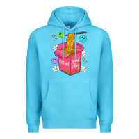 Ocean Blue instant good vibes Premium Hoodie - Artiststas