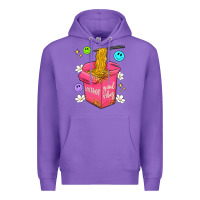 Purple instant good vibes Premium Hoodie - Artiststas