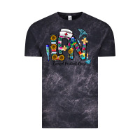 Cloud Black lpn licensed practial nurse Vintage Tee - CowhideDigitalArt