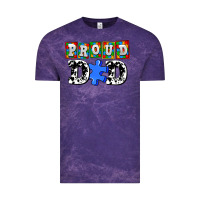 Cloud Purple proud dad Vintage Tee - AdoDesignShop