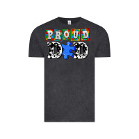 Vintage Black proud dad Vintage Tee - AdoDesignShop
