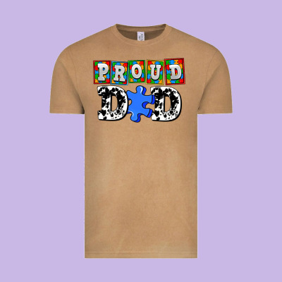 Proud Dad Vintage Tee Designed By Adodesignshop