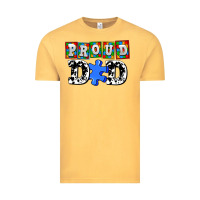 Vintage Mustard proud dad Vintage Tee - AdoDesignShop