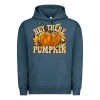 Pigment Midnight Navy Hey There Pumpkin Urban Hoodie - texasbilliewilder