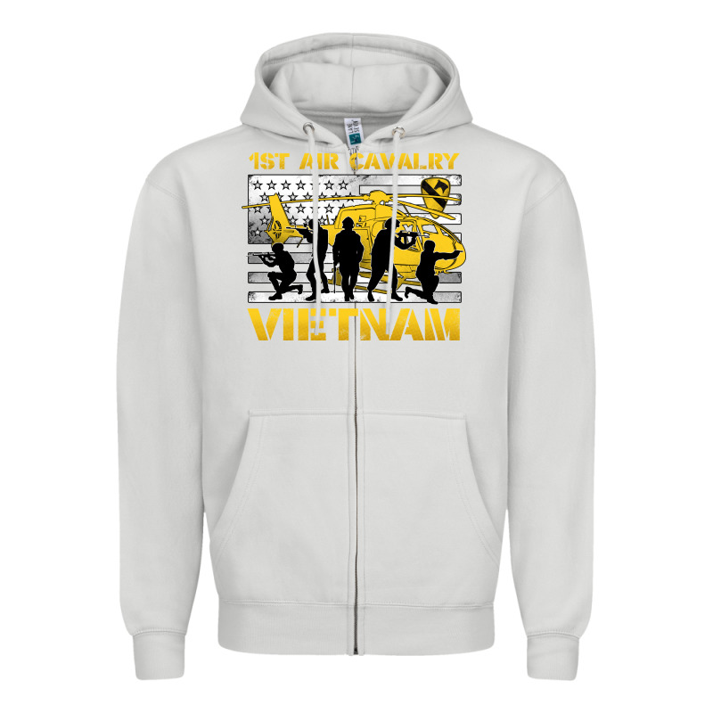 1st Air Cavalry Vietnam Veteran Zipper Hoodie by Jasminsmagicworld | Teevron