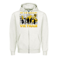 Oatmeal Heather 1st air cavalry vietnam veteran Zipper Hoodie - Jasminsmagicworld