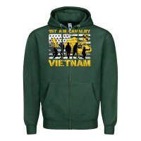 Sports Green 1st air cavalry vietnam veteran Zipper Hoodie - Jasminsmagicworld