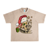 French Oak festive af christmas skull Urban Heavy Tee - FaDigitalArtStudio
