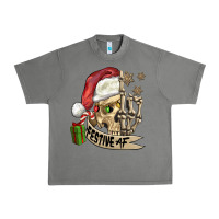 Tornado festive af christmas skull Urban Heavy Tee - FaDigitalArtStudio