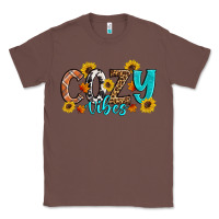 Chestnut Cozy Vibes Fall Sunflowers Classic Tee - Artiststas