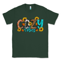 Sports Green Cozy Vibes Fall Sunflowers Classic Tee - Artiststas