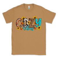 Toasted Coconut Cozy Vibes Fall Sunflowers Classic Tee - Artiststas