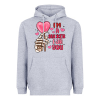 Heather Grey i m a sucker for you Heavyweight Hoodie - MaliasSmallBusiness