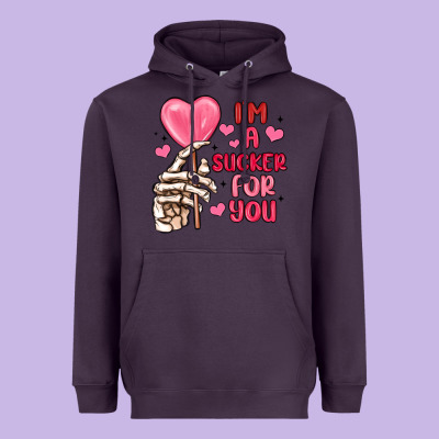 I M A Sucker For You Heavyweight Hoodie Designed By Maliassmallbusiness