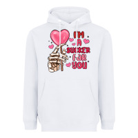 White i m a sucker for you Heavyweight Hoodie - MaliasSmallBusiness