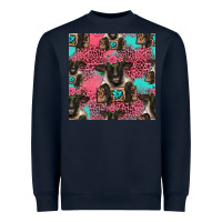 Navy black sheep seamless pattern Heavyweight Sweatshirt - HRA Design Shop