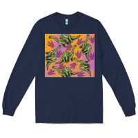 Navy dinosaur brontosaurus Long Sleeve Tee - Artiststas