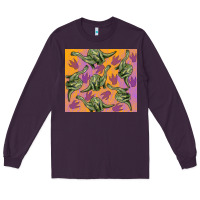 Plum dinosaur brontosaurus Long Sleeve Tee - Artiststas