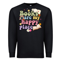Black books are my happy place Premium Sweatshirt - MaliasSmallBusiness