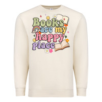 Sandshell books are my happy place Premium Sweatshirt - MaliasSmallBusiness