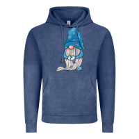 Vintage Denim winter gnome Vintage Hoodie - JahusDesignShop