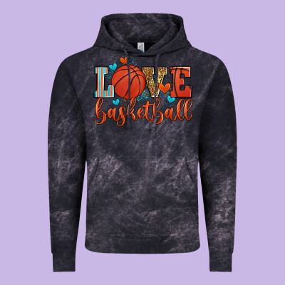 Love Basketball Vintage Hoodie Designed By Zillion Design Studio