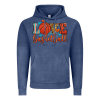 Vintage Denim love basketball Vintage Hoodie - Zillion Design Studio